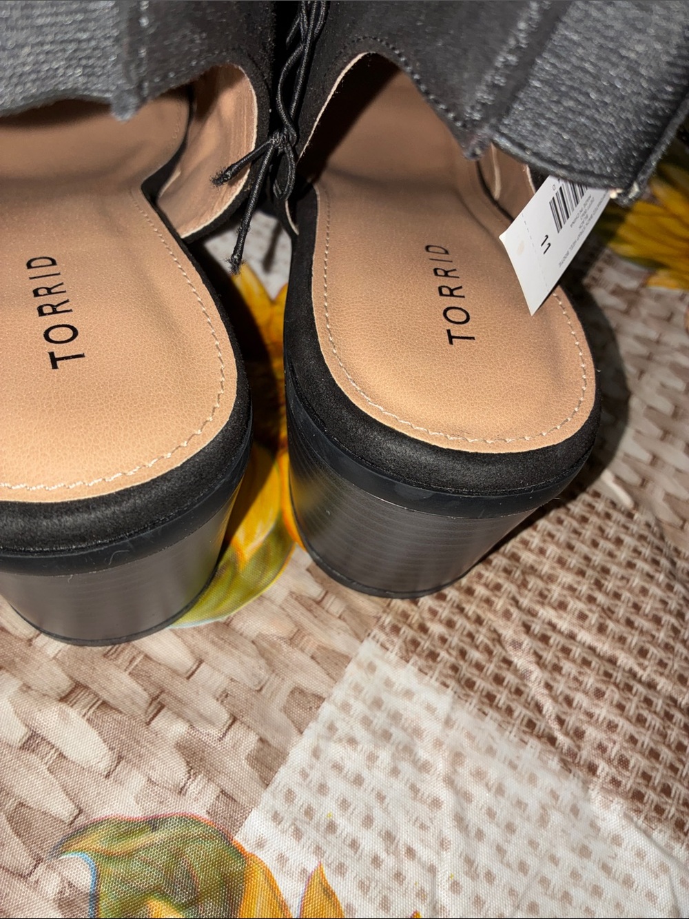 torrid Black Open-Toe Slingback Heels with Cutout Detail - Picture 9 of 10